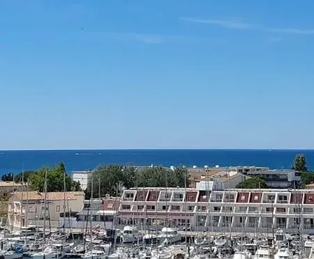Studio Cabine Vue Mer Panoramique Carnon-Plage